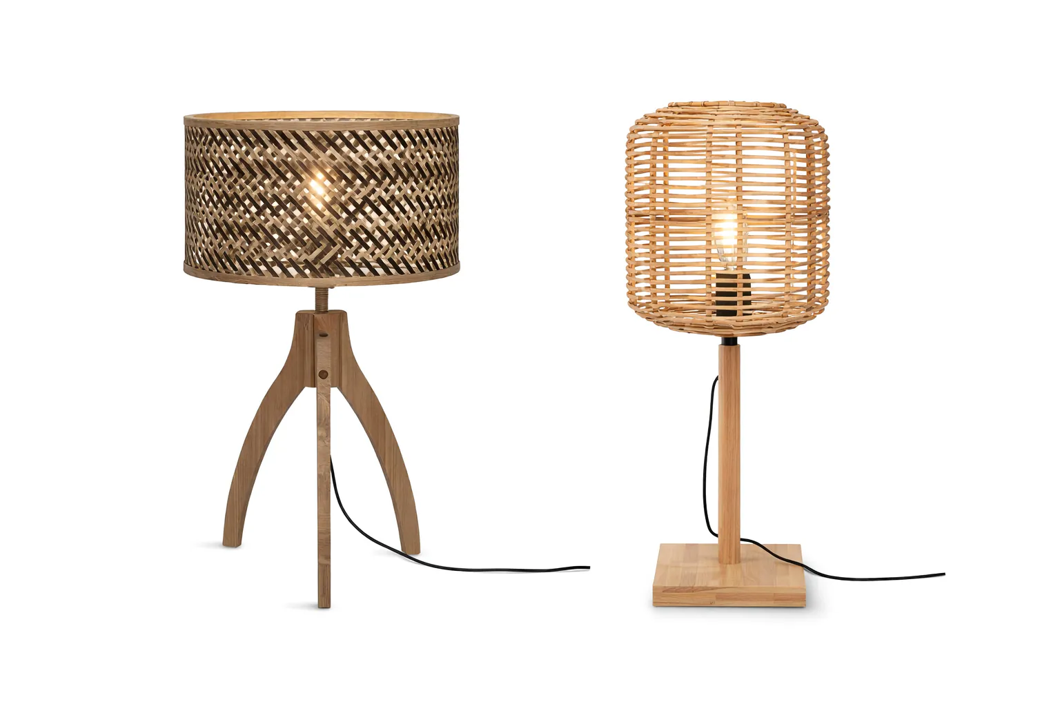Bambus Tischleuchten