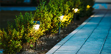 Au&szlig;enbeleuchtung mit LED